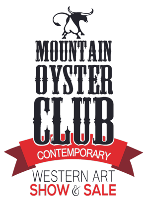 Mountain oyster club art show logo